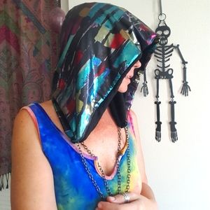 🌙Festival Chained Hood Reversible